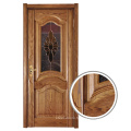 Interior bedroom craving solid wood door with glass insert design